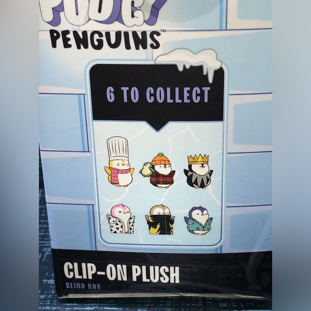 Pudgy Penguins Clip-On Plush Blind Box